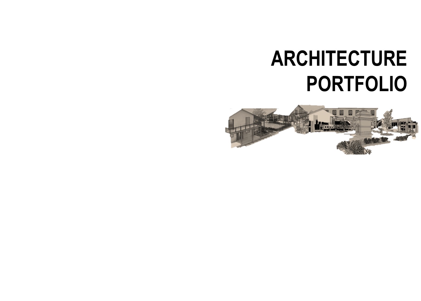 Riva's architecture portfolio cover